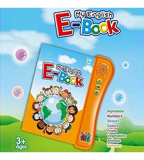 My English E-Book for 3+ Year Kids Learning Book with Sound Educational English Reading Book
